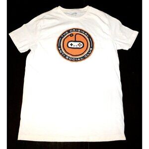OLD NAVY The Original Anti Social Club white T shirt size S